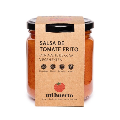 [tom-350g-1ud] Salsa de Tomate frito con AOVE (1 ud. 350g)